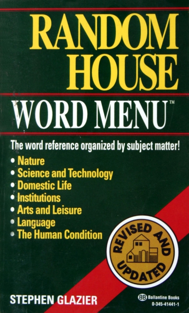 Random House WORD MENU