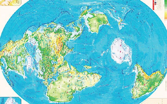 世界地勢圖(1:31000000)