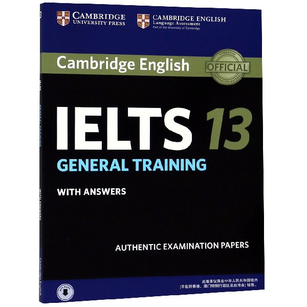 CAMBRIDGE ENGLISH IELTS(13GENERAL TRAINING)