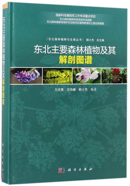 東北主要森林植物及其解剖圖譜(精)/東北森林植物與生境叢書