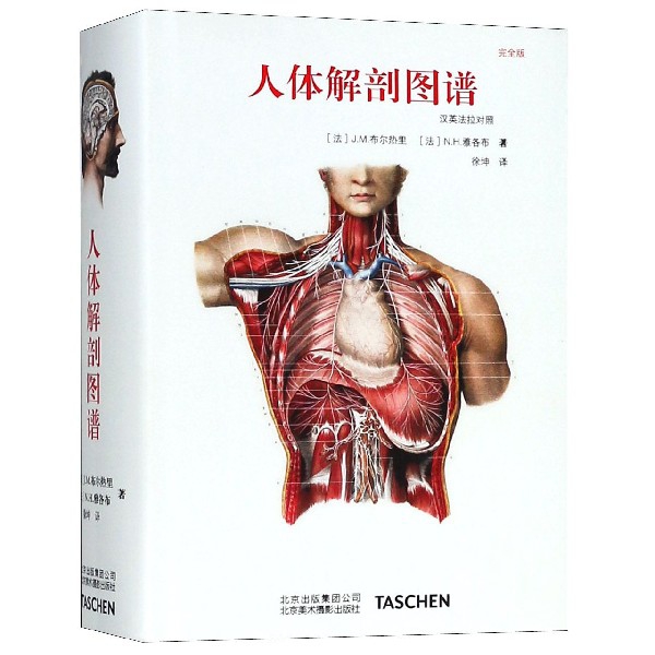 人體解剖圖譜(漢英法