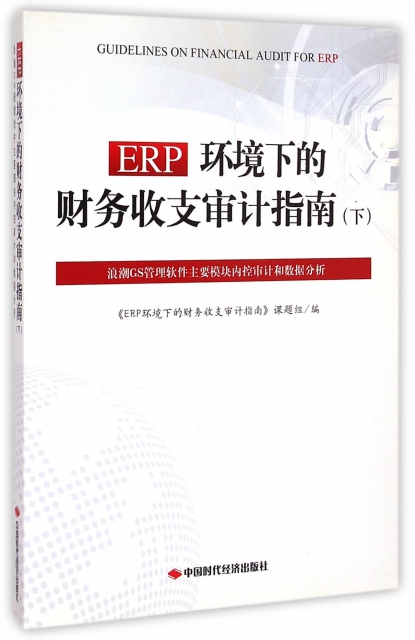 ERP環境下的財務收支審計指南(下浪潮GS管理軟件主要模塊內控審計和數據分析)