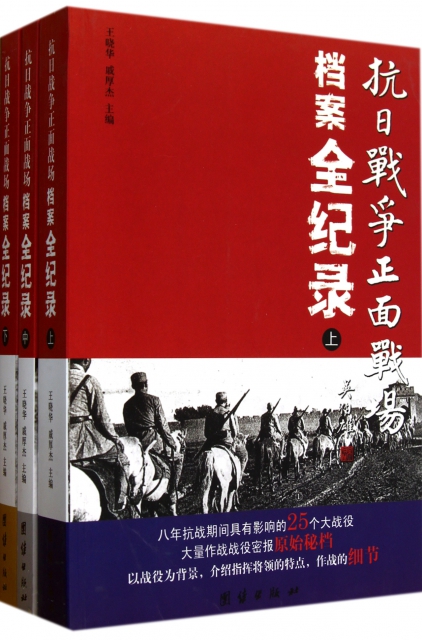 抗日战争正面战场档案全纪录(上中下)