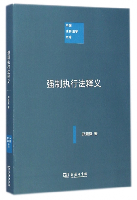 強制執行法釋義/中國注釋法學文庫