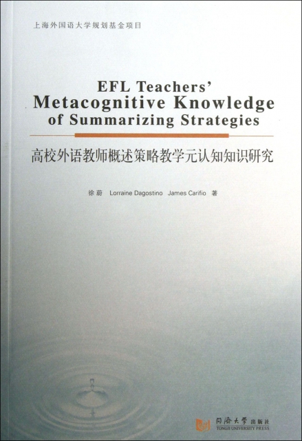 高校外語教師概述策略教學元認知知識研究