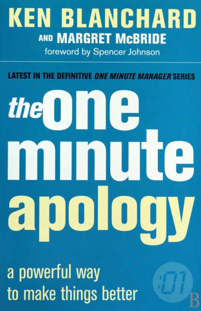 THE ONE MINUTE APOLOGY POWERFUL WAY
