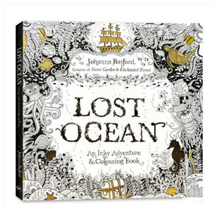 LOST OCEAN(AN INKY ADVENTURE & COLOURING BOOK)
